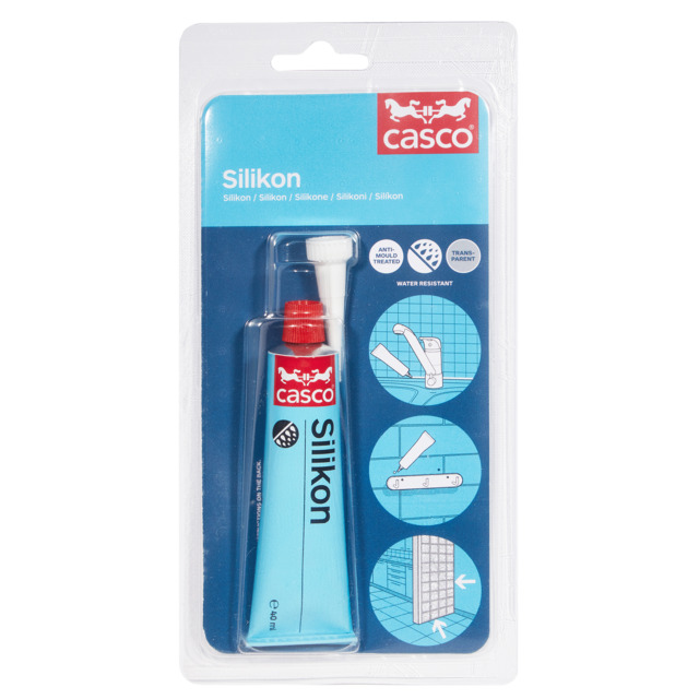 FOGMASSA SILIKON TRANSPARENT 40ML 494030